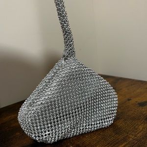 Mini glitter handbag